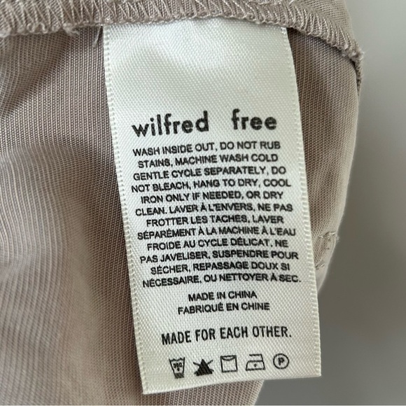 Wilfred Free Jessica Shorts w Pockets Lightweight Lyocell Concrete Tan Pullon XS - Picture 8 of 8